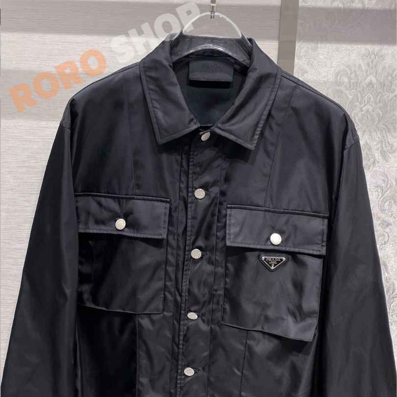 【프라다】 리나일론 블루종 자켓