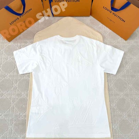 【루이비통】 모노그램 소트 슬리브드 코튼 크루넥