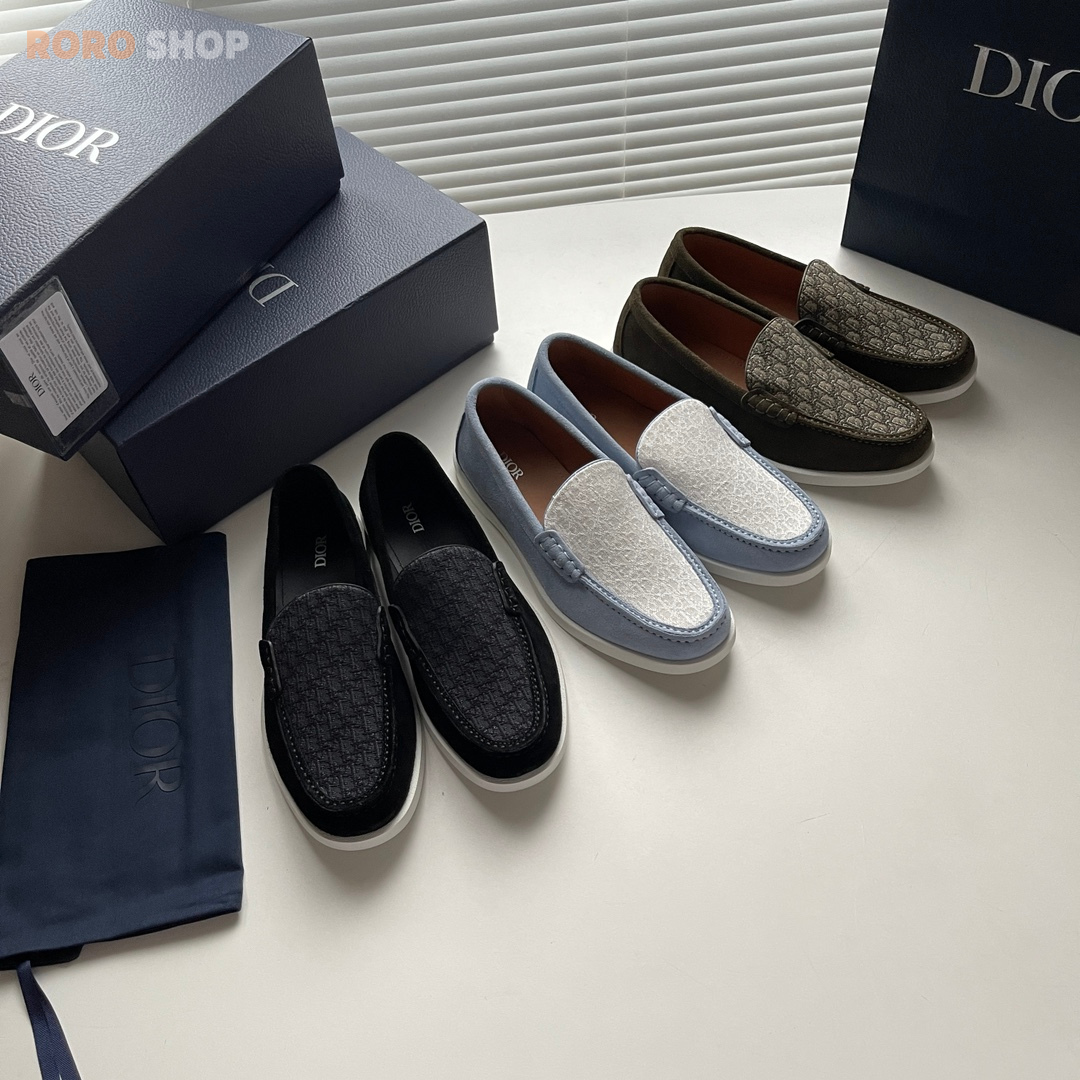 【디올】 옴므 남성 그랜빌 스웨이드 로퍼