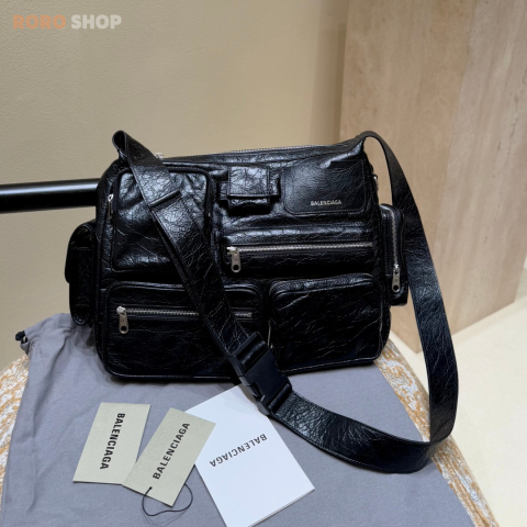 【발렌시아가】 슈퍼비지 메신저백 슬링백