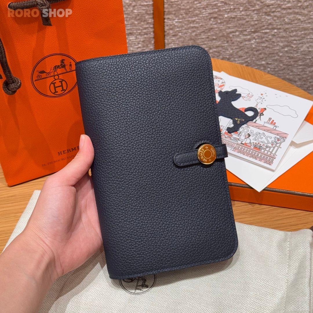 【에르메스】 도곤 듀오 장지갑